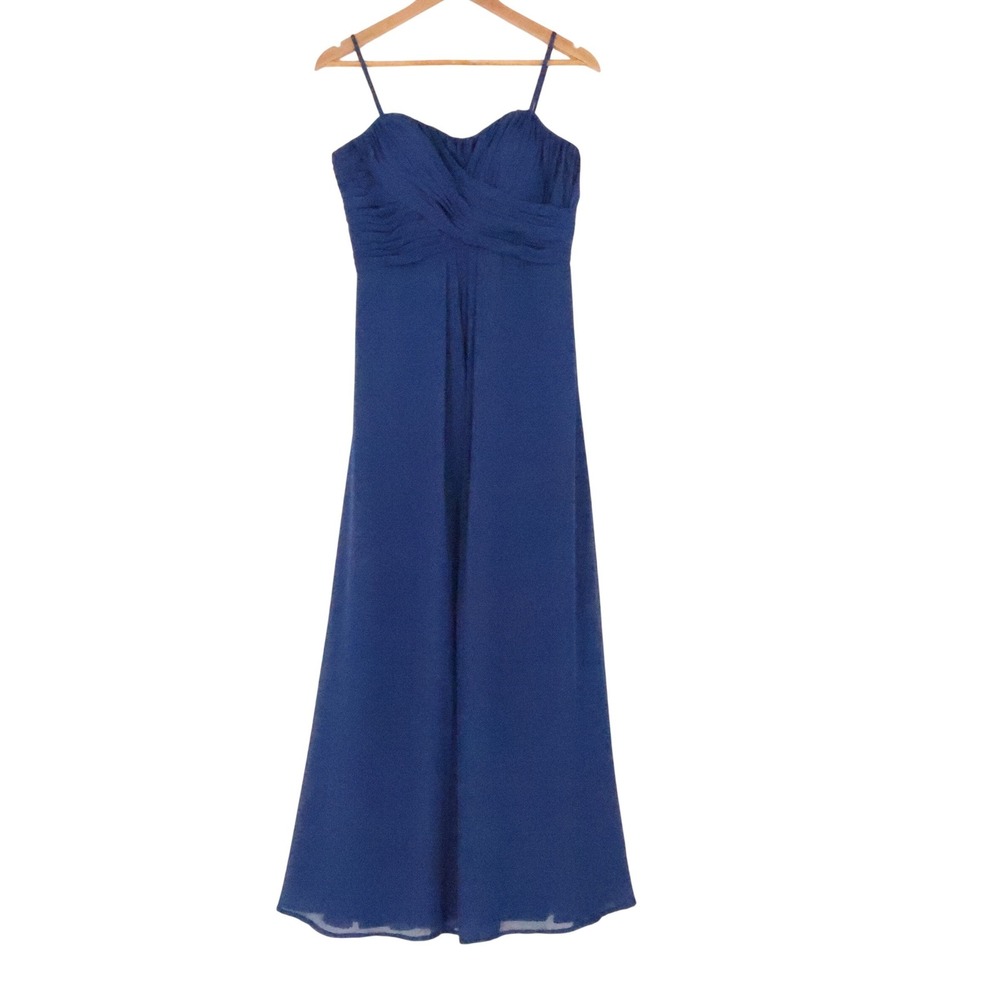 Dear Cleo Avery Bridesmaid Dress Gown‎ Womens Size 6 Blue Formal Wedding Event